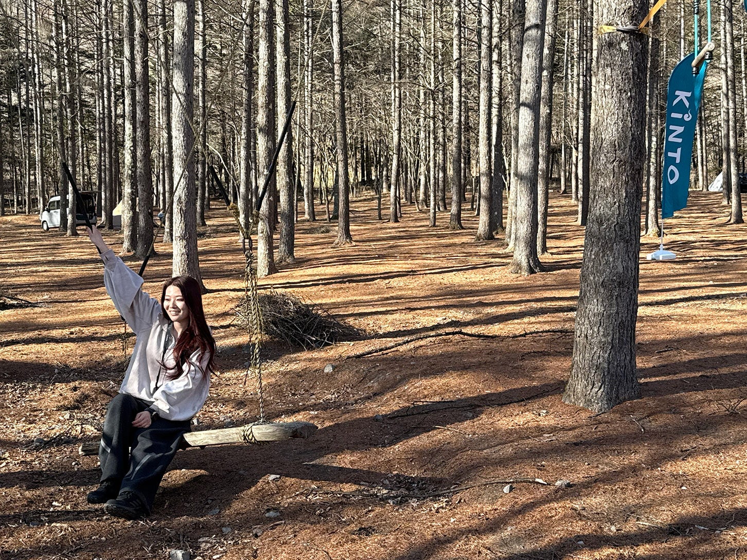 群馬県北軽井沢にある「outside BASE」内の様子