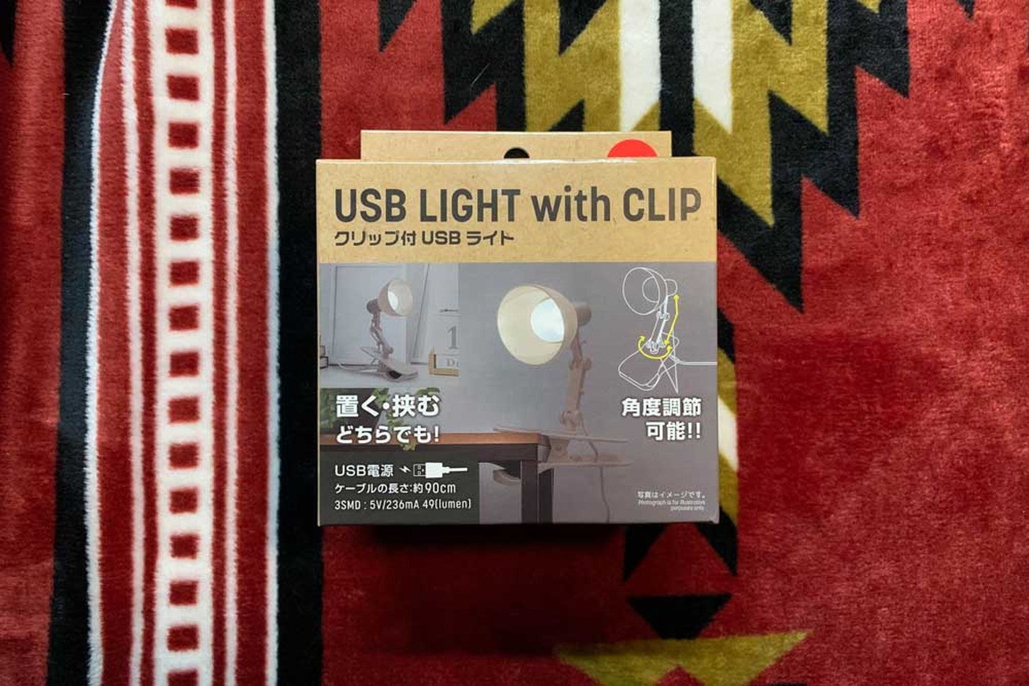 電源を用意できるならクリップ付きUSBライトもおすすめ！