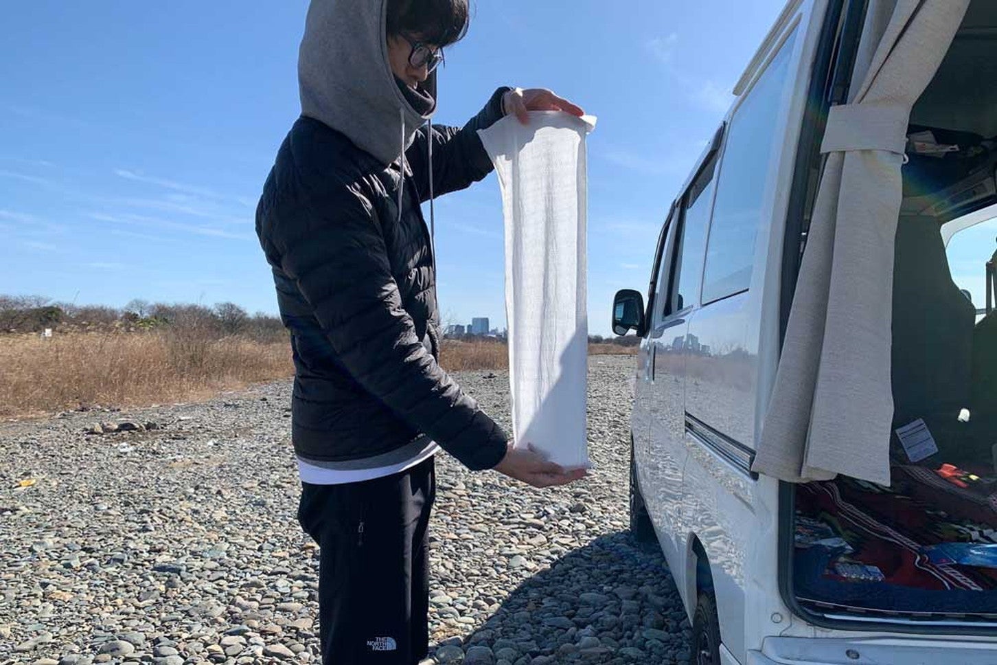 大きめサイズのウエットタオル