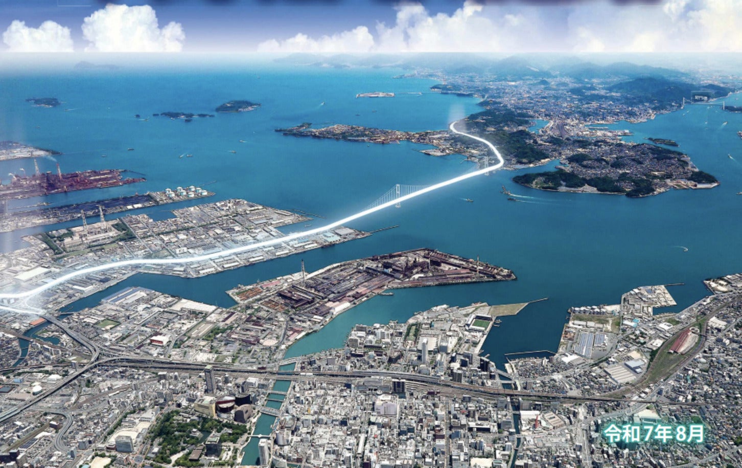 下関北九州道路のイメージ。