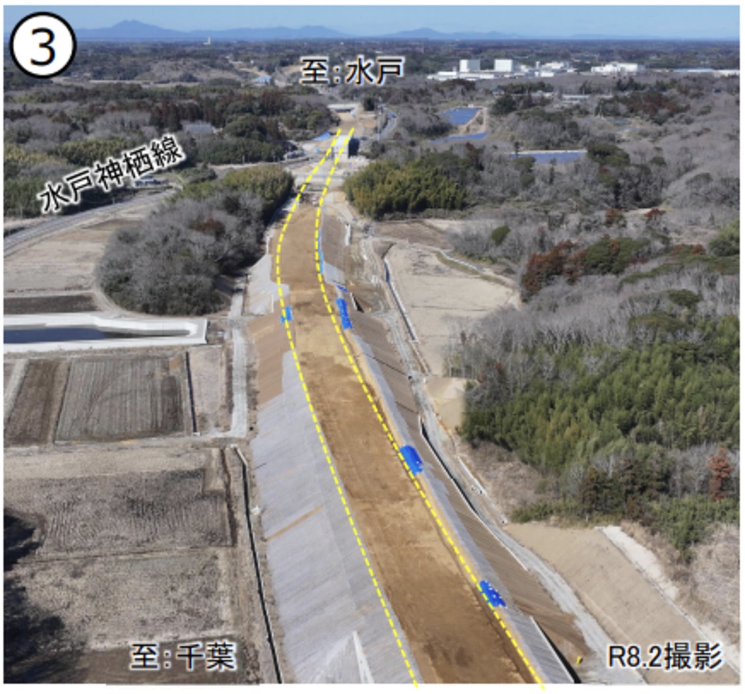 潮来市築地地区の様子