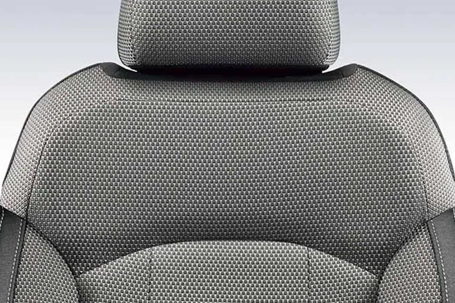 スバル・クロストレック リミテッドブラック｜シート表皮 ファブリック/トリコット［グレー/ブラック（シルバーステッチ）］（Premium S:HEV用）