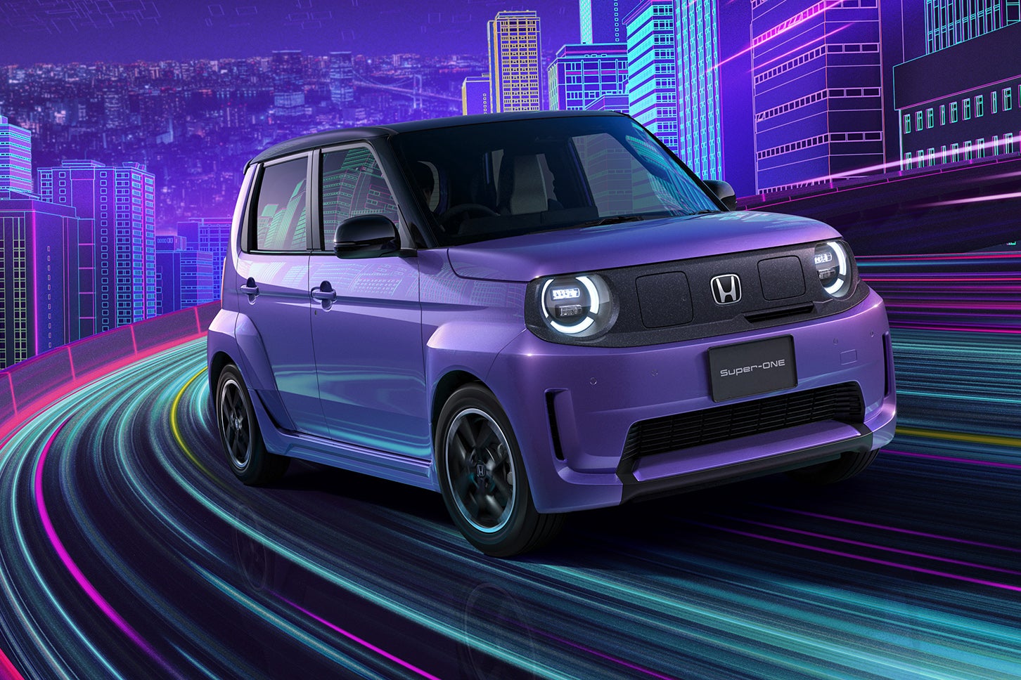 ホンダ・スーパーワン｜ボディカラー：ブーストバイオレット・パール&ブラック