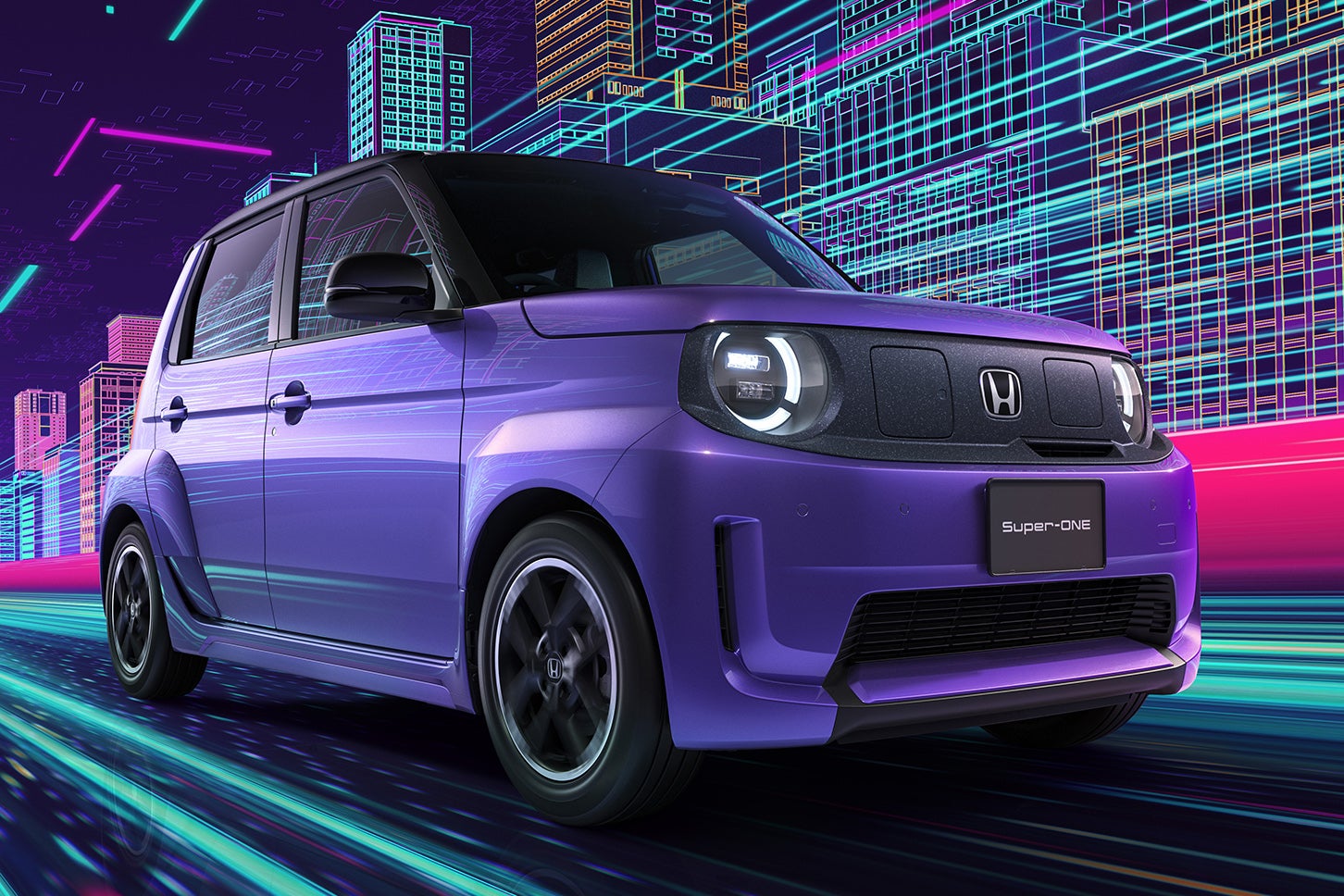 ホンダ・スーパーワン｜ボディカラー：ブーストバイオレット・パール&ブラック