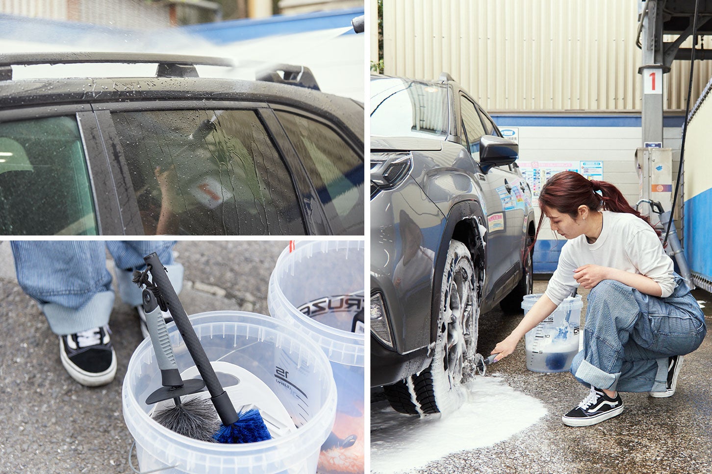 洗車はちょっとした息抜きや気分転換にもピッタリ。