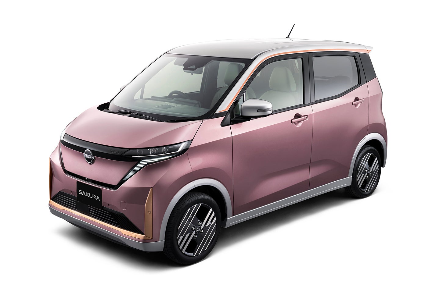 日産サクラ G｜ボディカラー：水面乃桜-ミナモノサクラ-/スターリングシルバー プレミアム2トーン