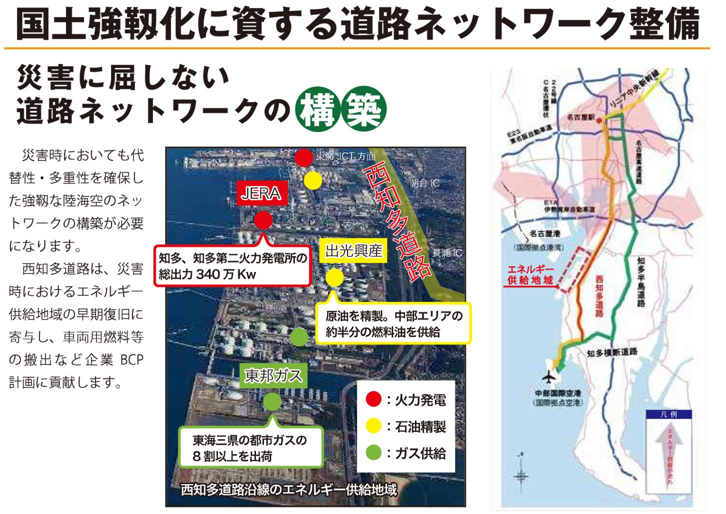 西知多道路の開通効果。