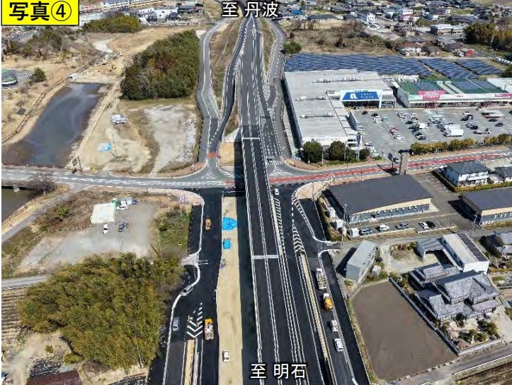 6月13日に全通予定の西脇北バイパス