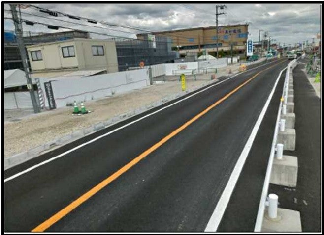 東播磨道からさらに国道250号まで都市計画道路が全通間近だ