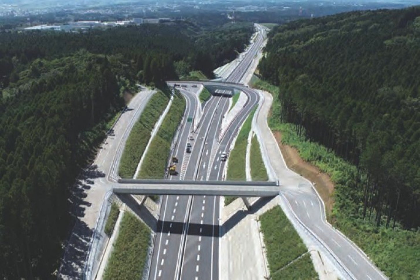 2022年に開通した「北側復旧道路」