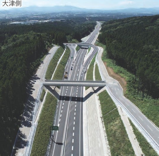 2022年に開通した「北側復旧道路」