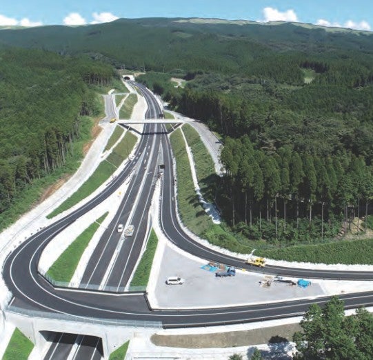 2022年に開通した「北側復旧道路」