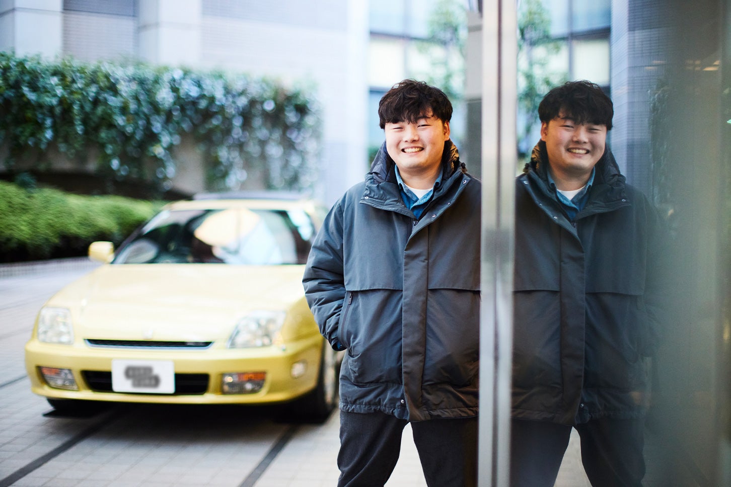 笑顔がステキなナタネさん。現在はプレリュードを含め、ホンダ車3台持ちとのこと。持ちすぎですって！