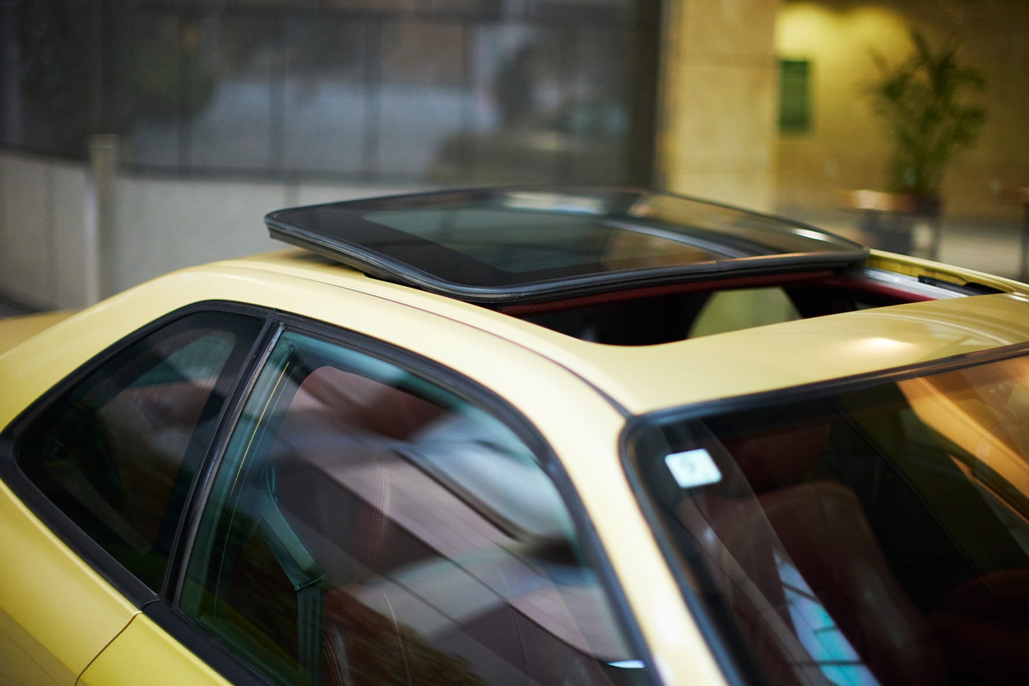 ナタネさんお気に入りのサンルーフ。最近では珍しい装備になってきましたね。