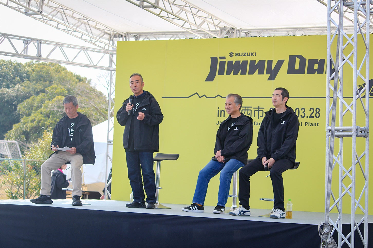 ジムニー開発陣によるトークショーの様子