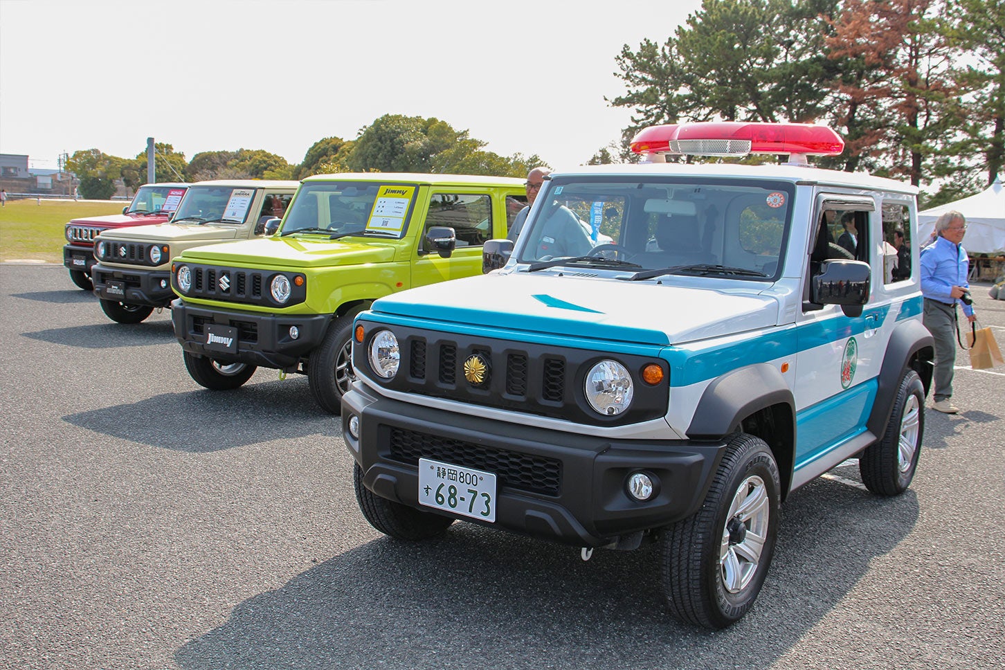 静岡県警機動隊レスキュー部隊が保有する多目的災害対策車（ジムニー シエラ）