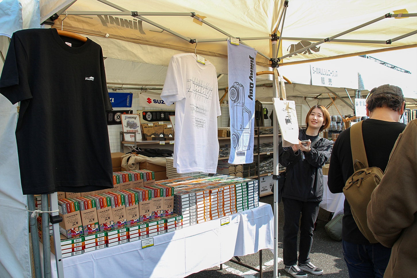 物販コーナーの様子