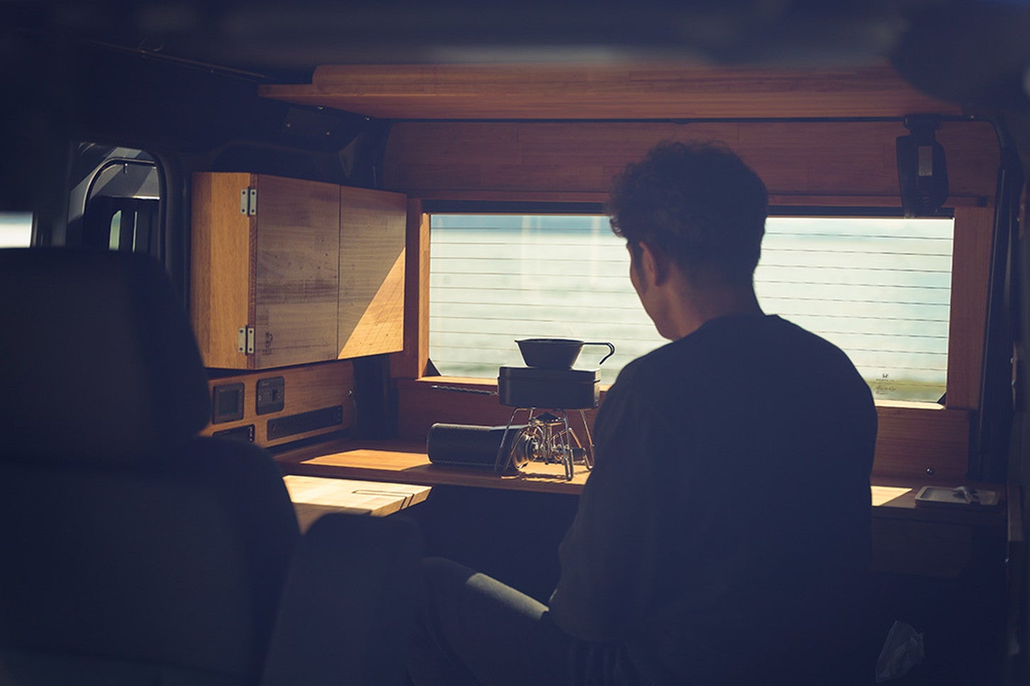 軽バンにキッチン!? 休憩時間さん（Honda N-VAN）