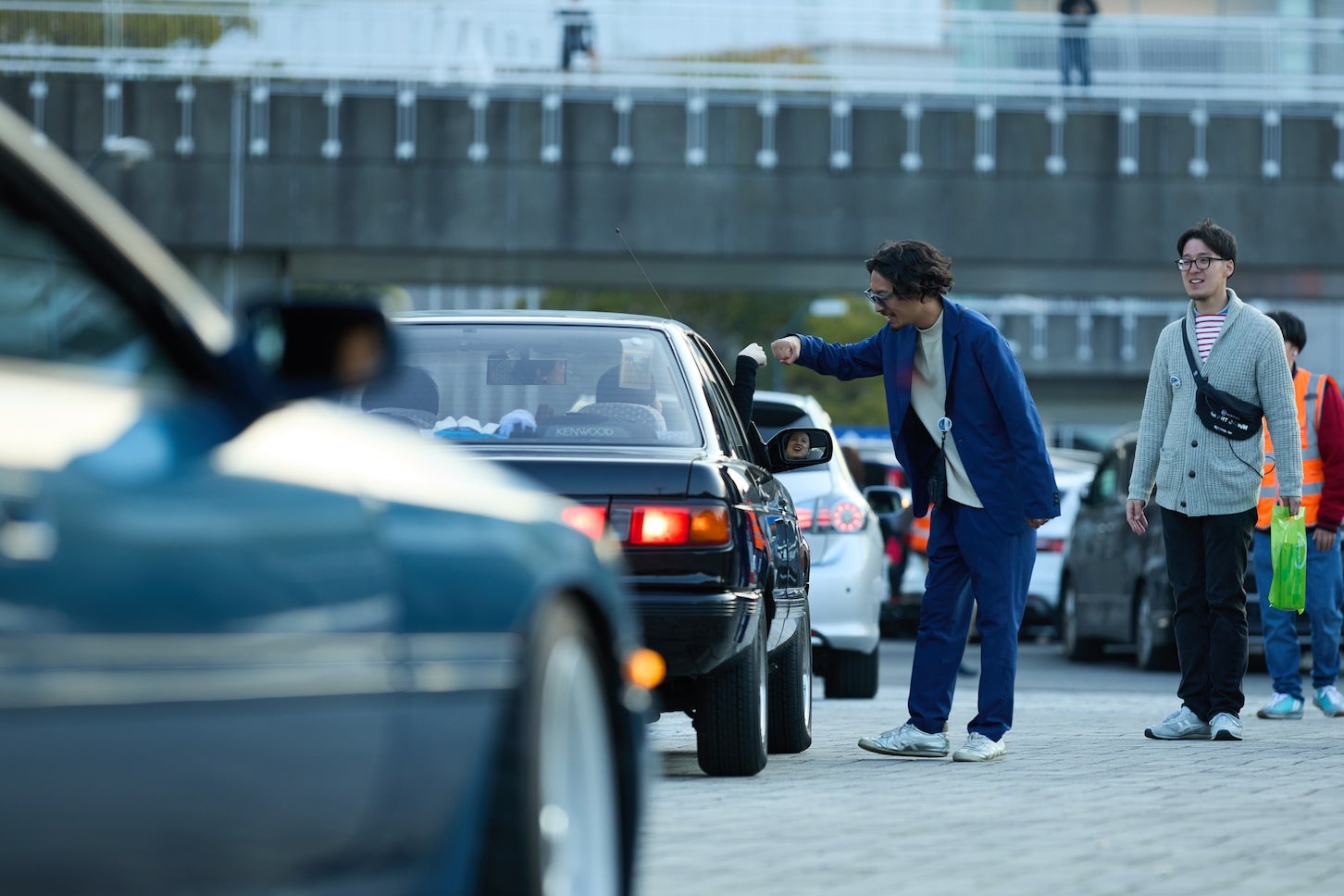 閉会式後のお見送りシーン