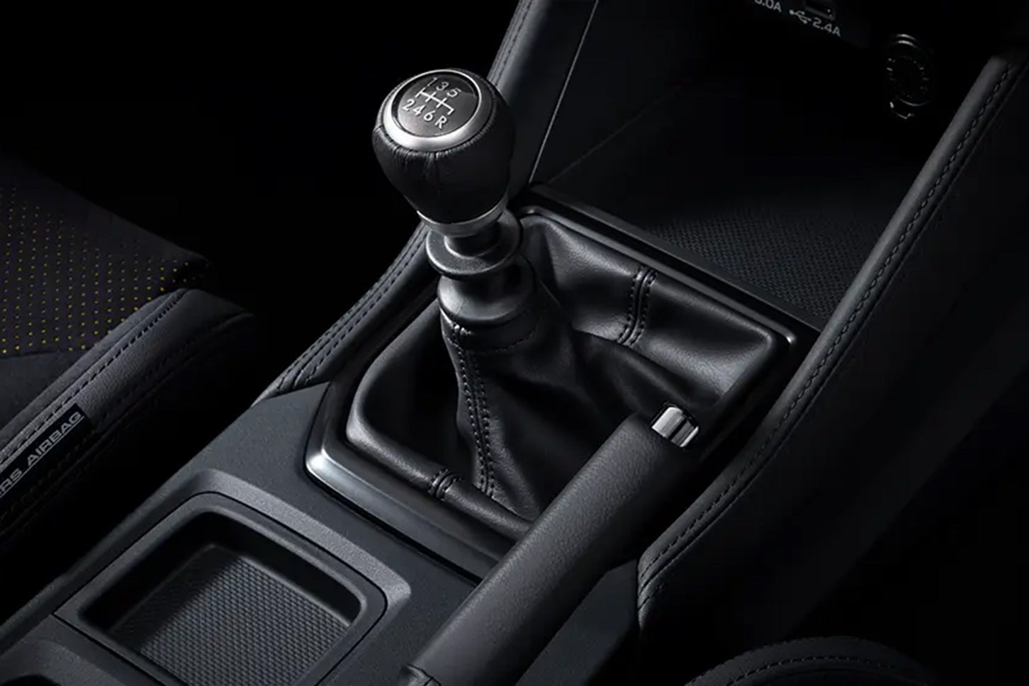 スバルWRX STIスポーツ♯｜本革巻シフトノブ&本革巻ハンドブレーキレバー