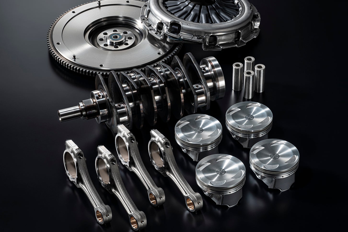 スバルWRX STIスポーツ♯｜バランスドエンジン（ピストン&コンロッド、クランクシャフト）