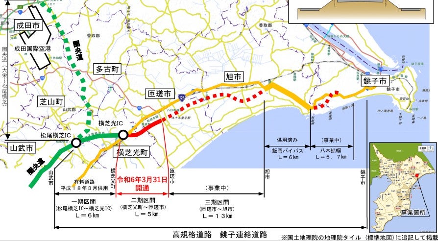 銚子連絡道路の概要