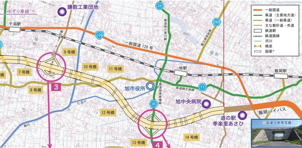 銚子連絡道路3期工区の概要