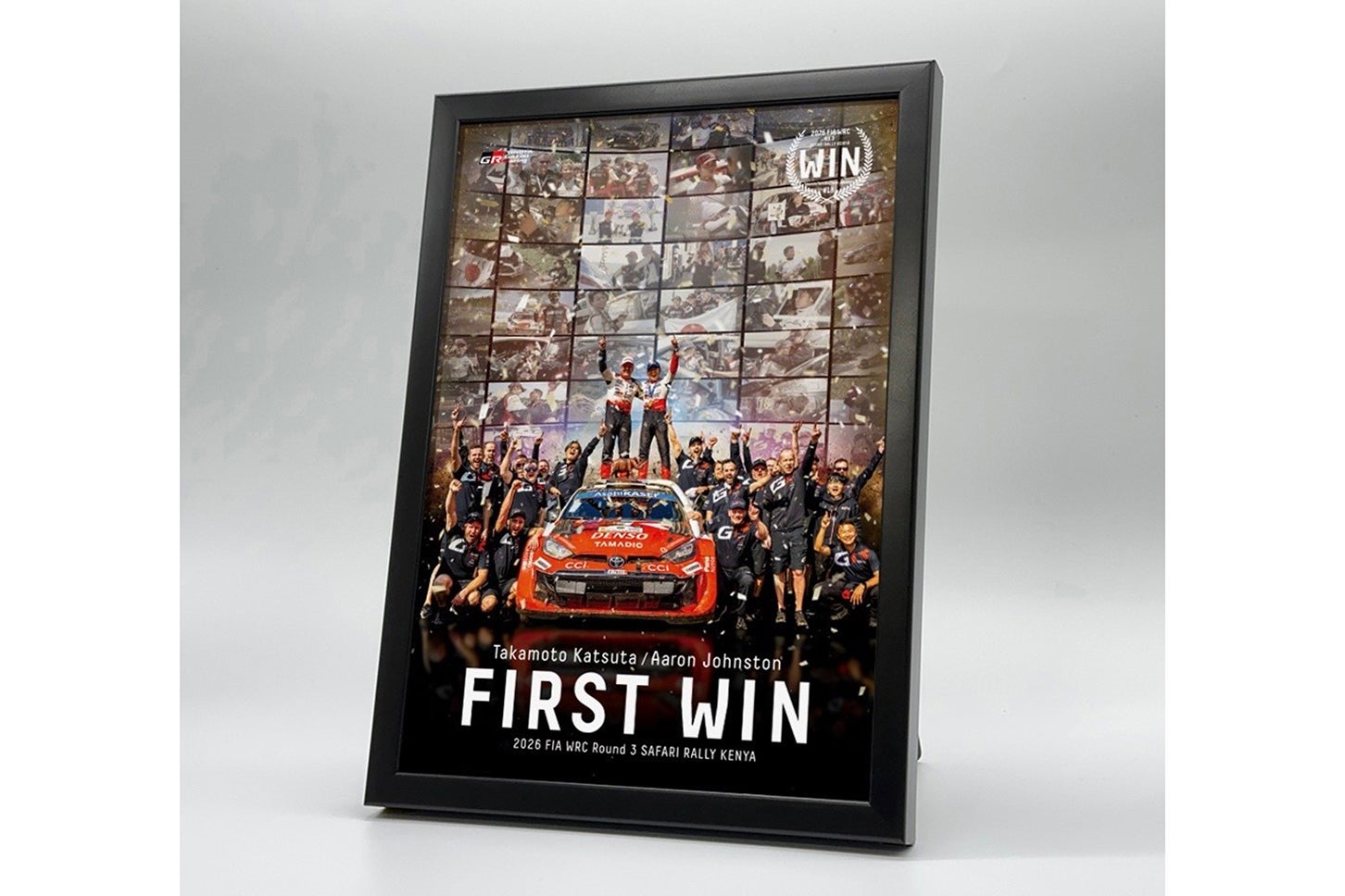 ラリージャパン2026関連グッズ・コラボレーション｜初優勝記念グッズ・メタルグラフィー（画像はイメージ）
