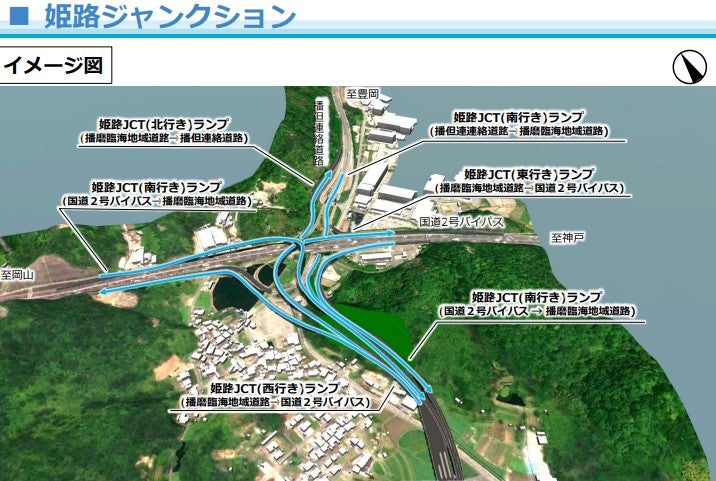 播磨臨海地域道路のIC整備イメージ