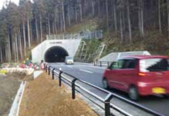 村田町と名取市を直結する県道岩沼蔵王線。狭隘な峠道に2019年、念願のトンネルが開通した