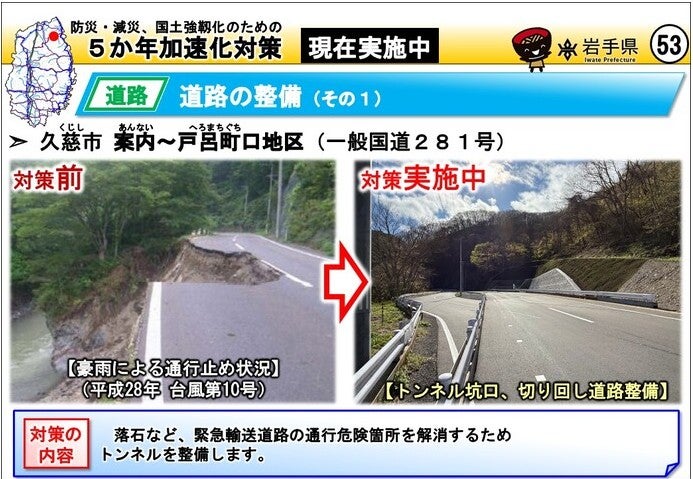 案内～戸呂町口工区の工事状況。