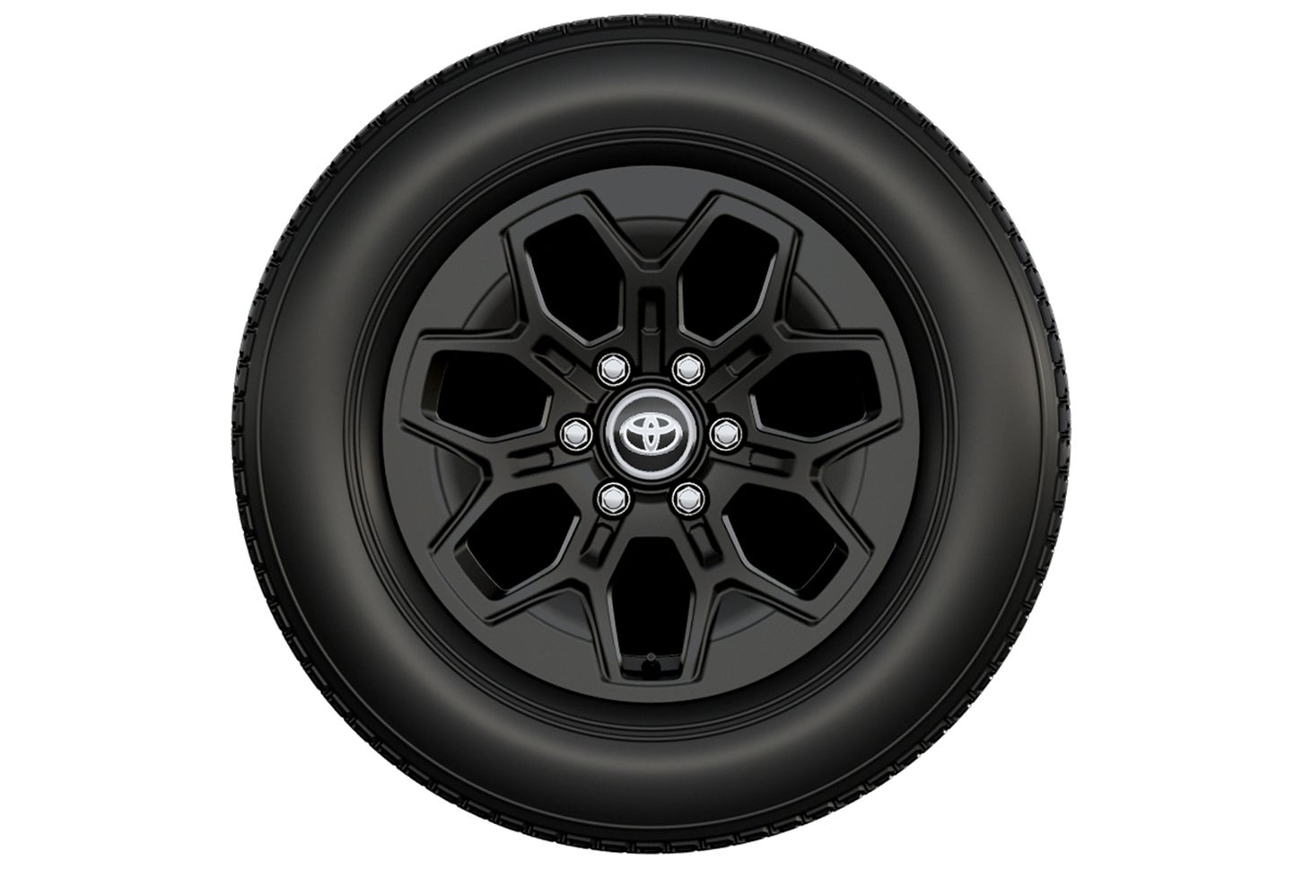 トヨタ・ハイラックスZ“アドベンチャー”｜265/60R18タイヤ＆18×7½Jアルミホイール（マッドグレー／センターオーナメント付）