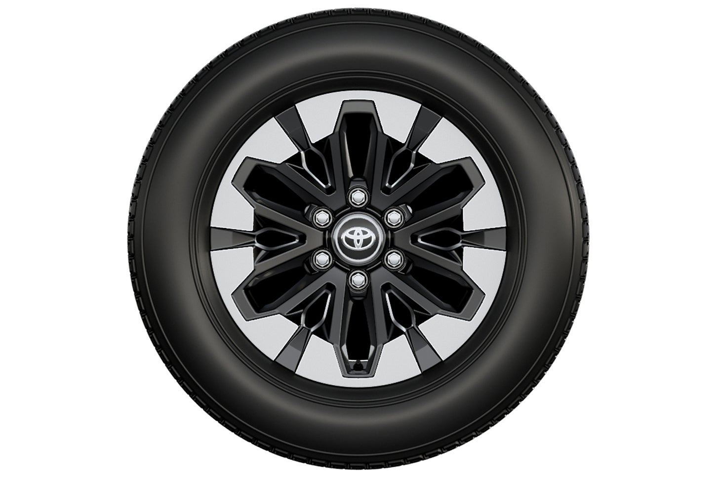 トヨタ・ハイラックスZ｜265/60R18タイヤ＆18×7½Jアルミホイール（切削光輝／センターオーナメント付）