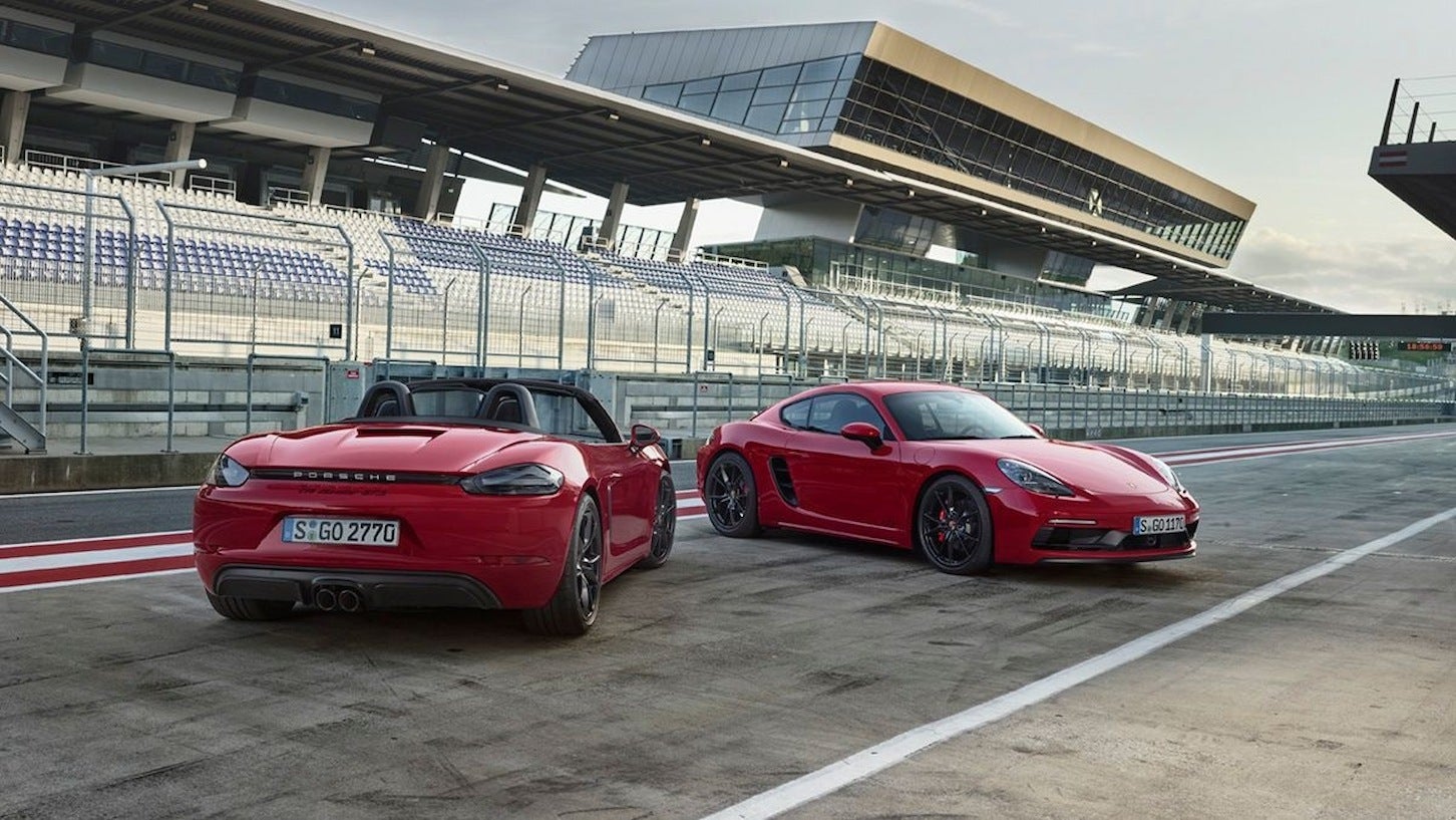 ポルシェ 718ボクスター&ケイマン　写真＝ポルシェ