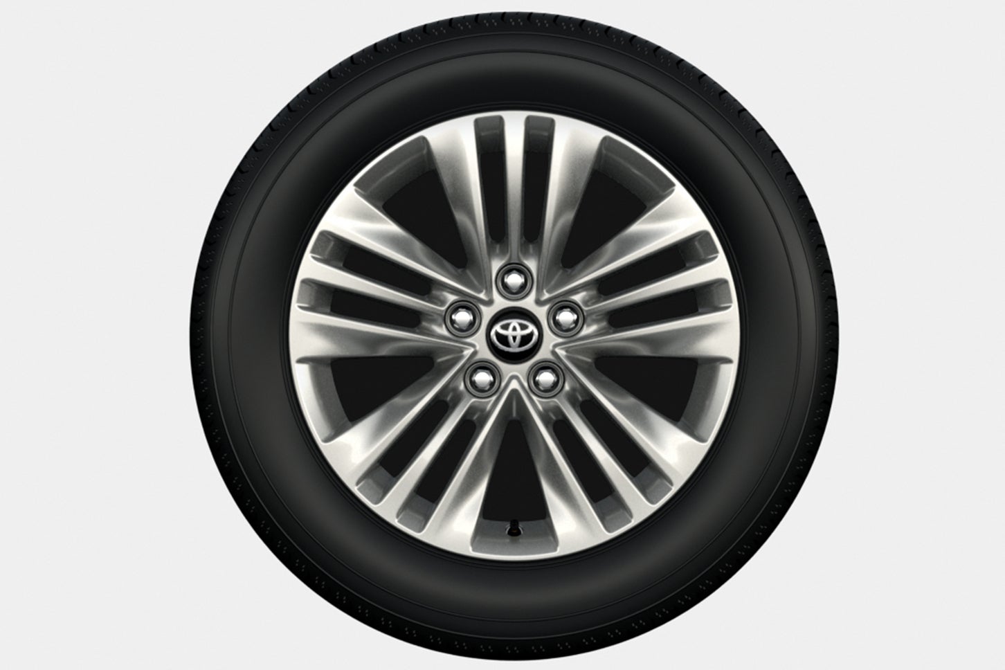 トヨタ・アルファード｜225/60R18タイヤ& 18×7Jアルミホイール（ハイパークロームメタリック塗装）