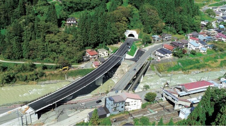 2025年11月に開通した「雨中・月岡バイパス」