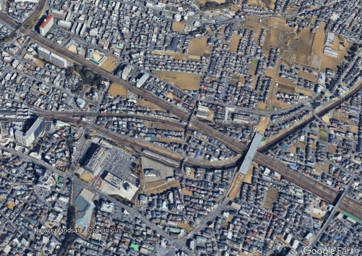 藤崎茜浜線。茜浜の臨海道路から市役所通りまでが暫定開通済み