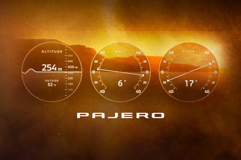新型パジェロ「マルチメーター」イメージ