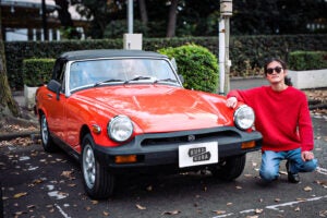 MG ミジェットと、オーナーのヒロさん