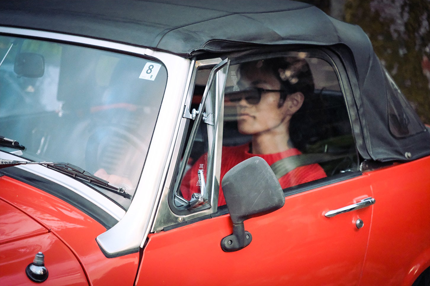 MG ミジェットと、オーナーのヒロさん