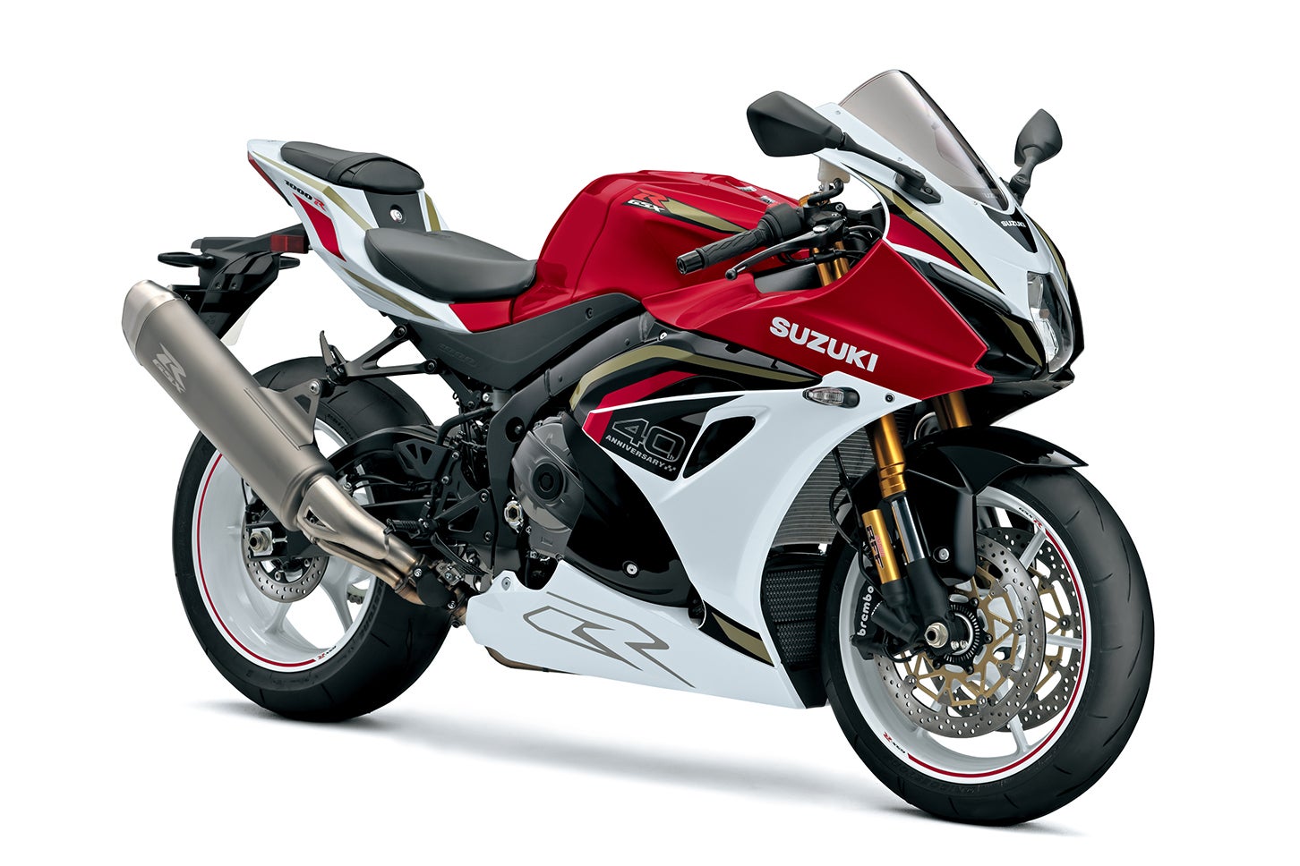 スズキGSX-R1000R｜カラー：キャンディダーリングレッド/パールテックホワイト