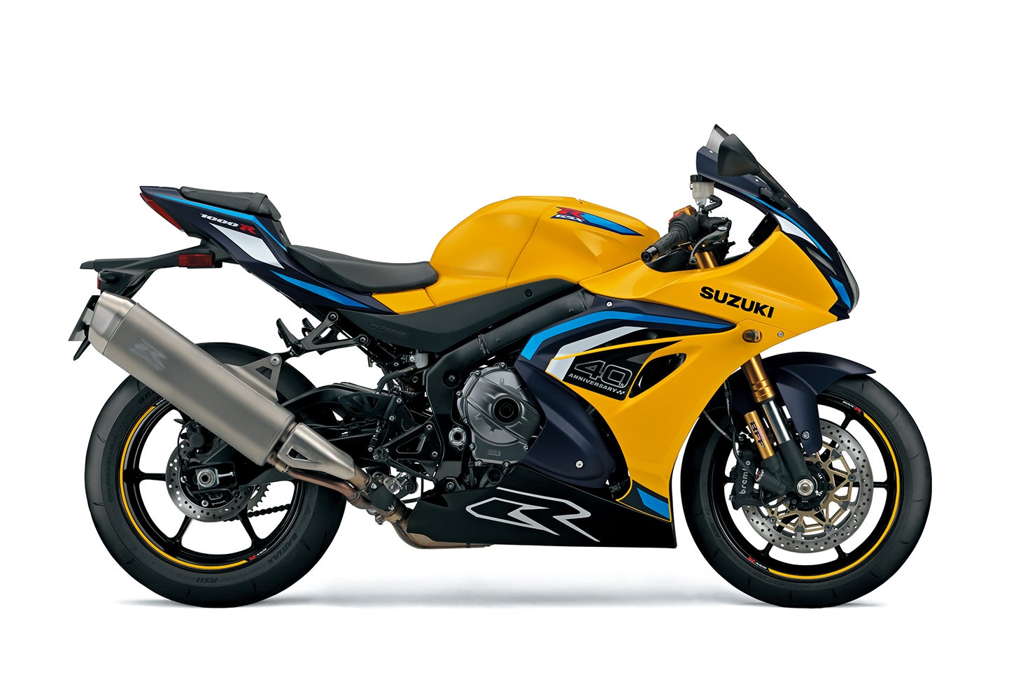 スズキGSX-R1000R｜カラー：パールイグナイトイエロー/マットステラブルーメタリック