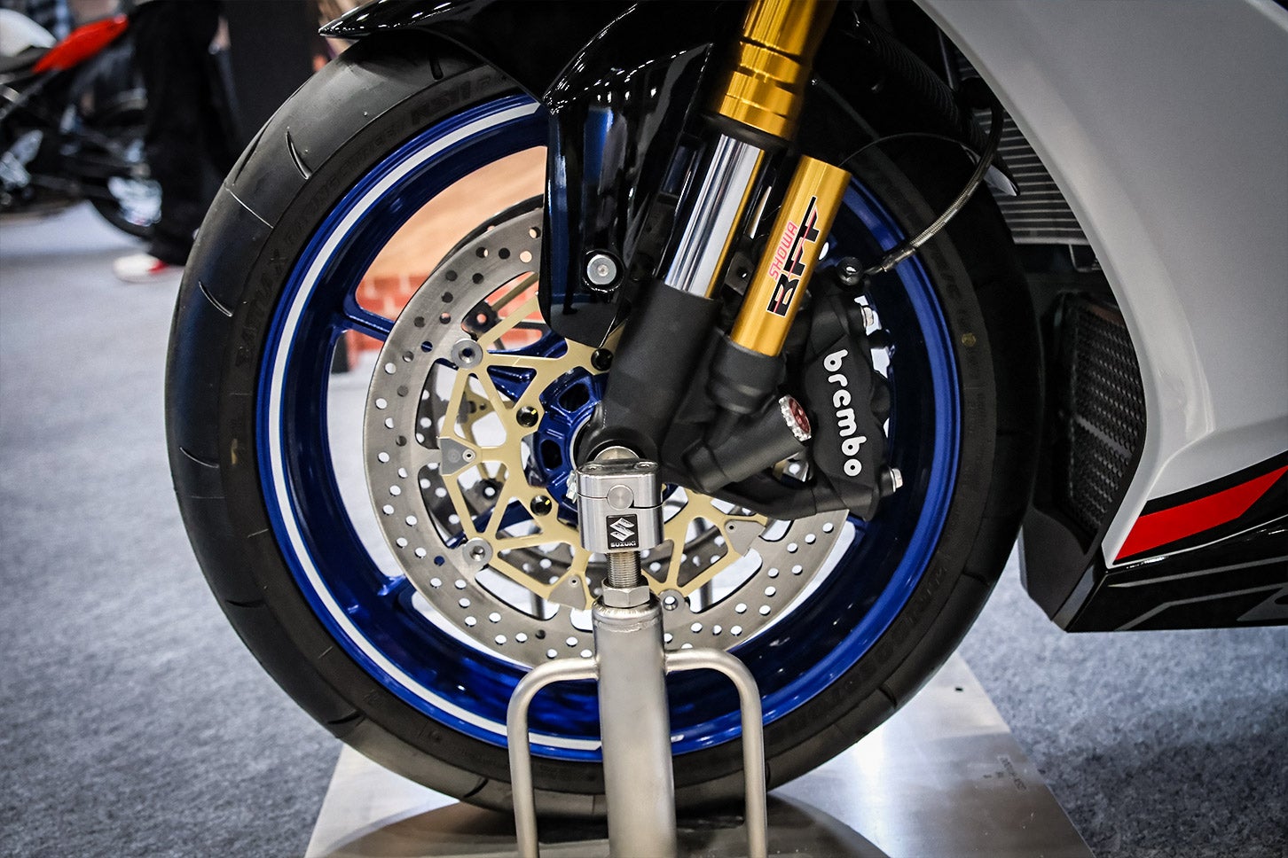 東京モーターサイクルショー2026で展示されたスズキGSX-R1000R