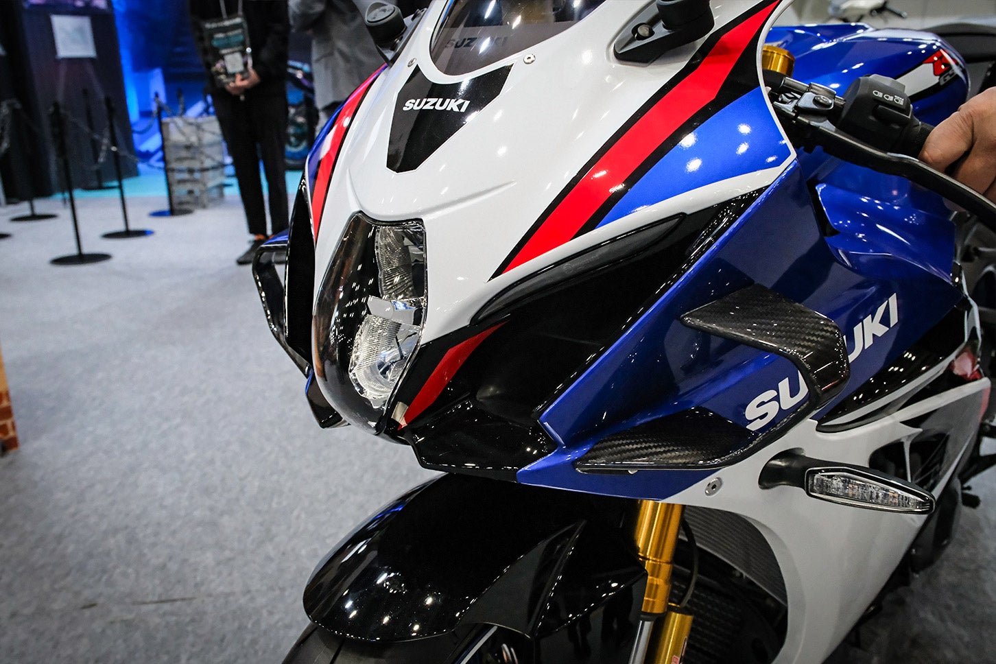 東京モーターサイクルショー2026で展示されたスズキGSX-R1000R