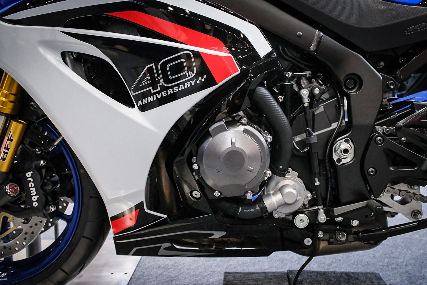 東京モーターサイクルショー2026で展示されたスズキGSX-R1000R