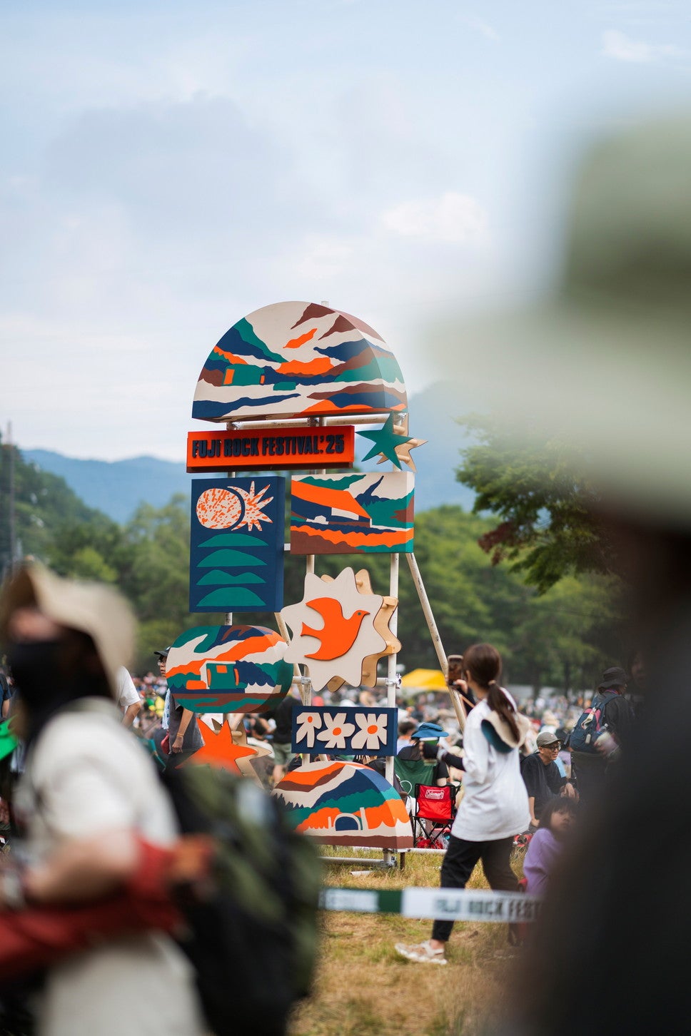 FUJI ROCK FESTIVAL’25の様子。