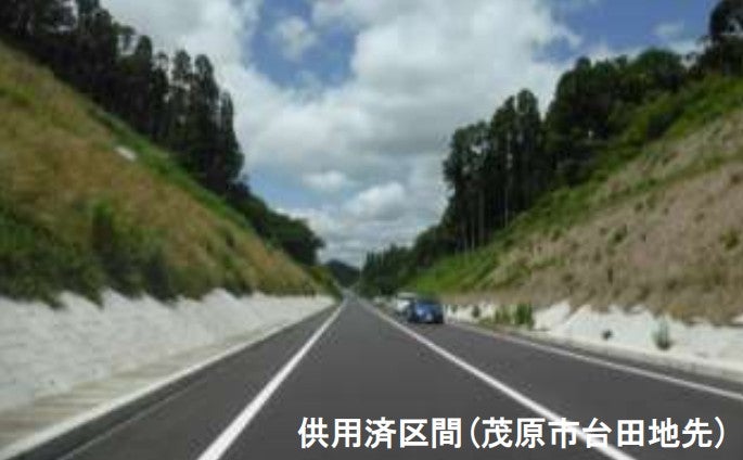 茂原一宮道路の供用済み区間