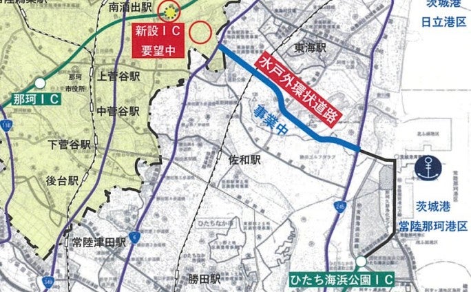 「水戸外環状道路」の概要