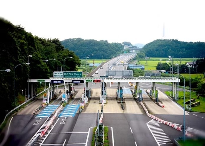 1999年に開通した「常陸那珂有料道路」のひたちなか料金所