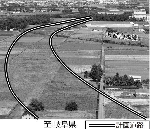 工事が進む大沢野富山南道路